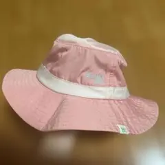 BEAMS MINI ピンク バケットハット 紐付き ビームス ミニ