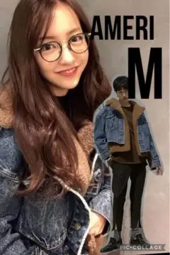 MOUTON LAYERED DENIM JACKET