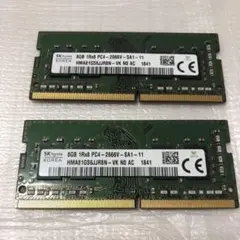 PCメモリー DDR4 8GB ２枚組　合計16GB