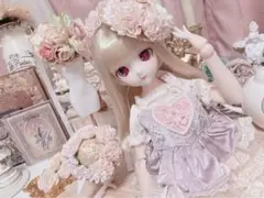 ドール用ミニ麦わら帽子￤(MDD MSD 幼SD)