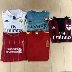 サッカーウェアセット（メッシ・サラー含む）