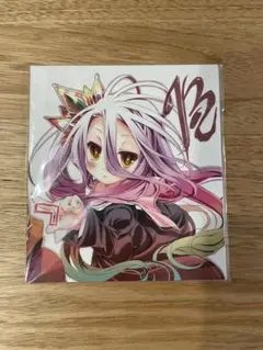 レベルネオ　ノーゲームノーライフ　白　金押しサインカード　SP レベルネオ ノーゲームノーライフ 白 金押しサインカード SP
