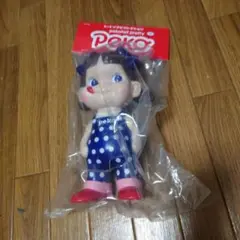 不二家 - 不二家ソフビコレクションpekotail pretty 蒼 MEDICOM TOY - 不二家ソフビコレクション pekotail pretty ＜水玉＞