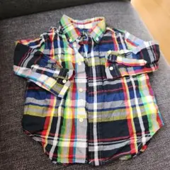 Ralph Lauren チェック柄ボタンダウンシャツ 24M
