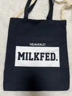 ミルクフェド MILKFED トートバッグ ネイビー