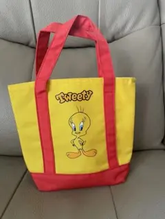 Tweety トートバッグ イエロー/レッド