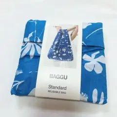 新品　BAGGU Standard エコバッグ　サンプリント　フラワー