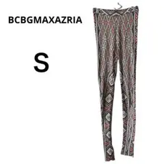 BCBGMAXAZRIA 幾何学模様 スパッツ S