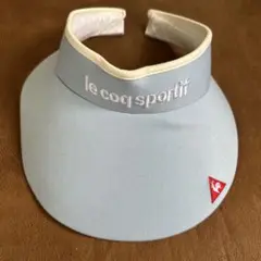 le coq sportif 水色バイザー