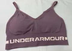 UNDER ARMOUR パープル スポーツブラ ヨガ ウェア