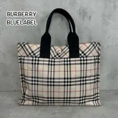 BURBERRY BLUE LABEL トートバッグ ノバ チェック バーバリー