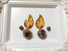 ㉗手染めビーズペア