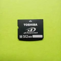 xDピクチャーカード 512MB ケース付 TOSHIBA １枚