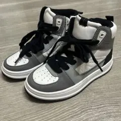 ★ほぼ未使用★ZARA ザラ ハイカット キッズ 子ども スニーカー ホワイト