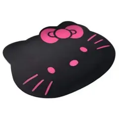 マウスパッド　ハローキティ　黒　サンリオ　かわいい