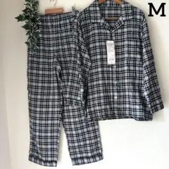 ★ダブルガーゼ★メンズパジャマ M 新品 綿100% クロッシープレミアム 薄地