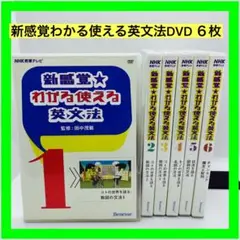 【新品／入手困難】新感覚わかる使える英文法DVD全巻セット 1〜6 新感覚☆わかる使える英文法4 モノの世界を語る:名詞の文法