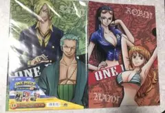 一番くじ　ワンピース　ロマンスドーン　後編 クリアファイル&ステッカー