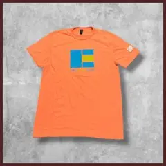 US古着 DISTRICT プリント Tシャツ 半袖 オレンジ Lサイズ