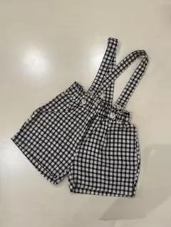 nunubiel / check suspender pants