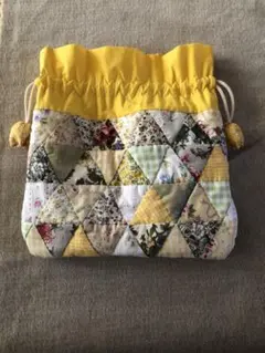 ハンドメイド　パッチワーク　手提げ
