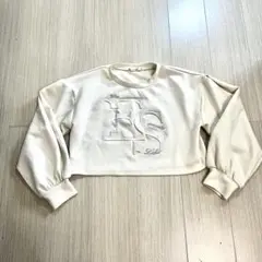 【美品】ems ショート丈トップス 3D トレーナー