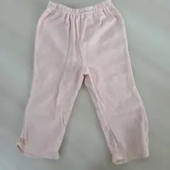 ピンク 100%コットン パンツ