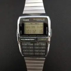 カシオ　稼働　データバンク　DW-3200 テレメモ　希少　デジタル 激レア◇中古動品◇DW-3200◇カシオ データバンク 丸型 テレメモ