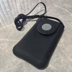 Bone スマホポーチ スマホショルダーバッグ シリコン ブラック 黒