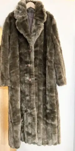vintage フェイクファーコート ヴィンテージ