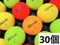 ボルビック Volvik FLY ON 30個　　マットカラー混合