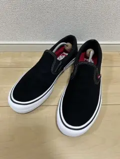 廃盤 VANS SLIP-ON PRO BLACK WHITE 28.5 ⑦