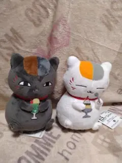 夏目友人帳 15th 白＆黒ニャンコ先生 ぬいぐるみセット