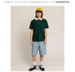 THEORIES ハーフデニムパンツ　 34