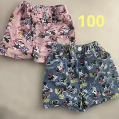♡Littcミッキーミニーショートパンツ100♡