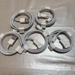 Apple Lightningケーブル 5本セット ホワイト