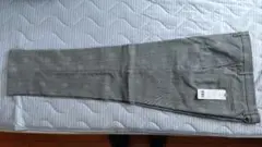 すごく伸びるストレッチチェックパンツ(グレー系)