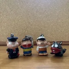 天才バカボンアニメキャラクターキーホルダー4個セット