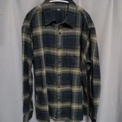 UNIQLO ユニクロ フランネルシャツ ネルシャツ Lサイズ 462403 ①