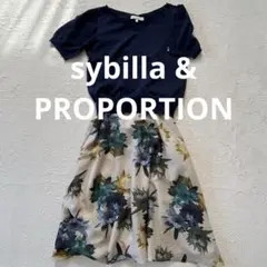 【sybilla +PROPORTION】スカート＋カットソー　サイズM