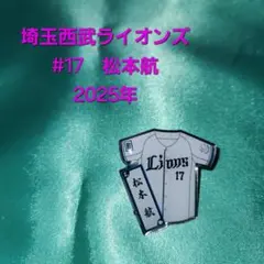 【即購入可】埼玉西武ライオンズ　松本航　ピンバッジ