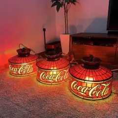電飾看板 当時物 回転式 コカ・コーラ 照明　ペンダントライト ランプシェード 電飾看板 当時物 回転式 コカ・コーラ 照明 ペンダントライト