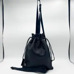 希少✨Warenfaus レザーショルダー ブラック 巾着 2way