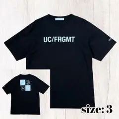 美品 UNDERCOVER × fragment 伊勢丹限定 Tシャツ 3 黒
