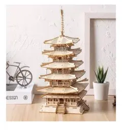 木製五重塔組み立てキット