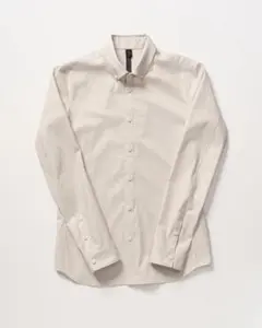 wjk simple B.D shirt ライトグレーベージュ M