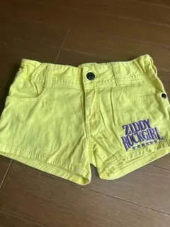 ZIDDY ショートパンツ　140 イエロー