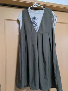 Vラインｃafiiワンピ＆チワheroテーシャツお得セット（３Ｌ）