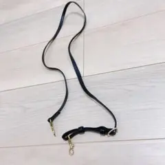 ブラックショルダーストラップ ゴールド金具