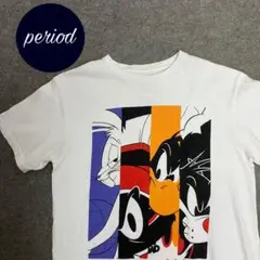 P2303 SPACE JAM ルーニーテューンズ　アニメ　プリントTシャツ